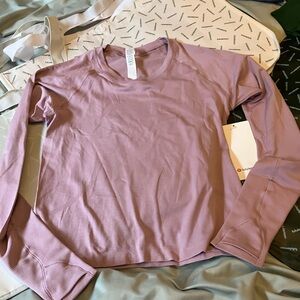 NWT Lululemon Swiftly Tech Long Sleeve 2.0 *Race, Sz 8, Rose Blush